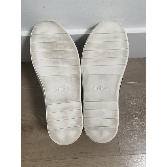 Vince‎ Coventry Black Patent Leather Slip On Kiltie Loafers Shoes Women's Size 6 - Picture 9 of 9